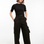 Pantalon cargo large