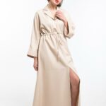 Robe longue à fente