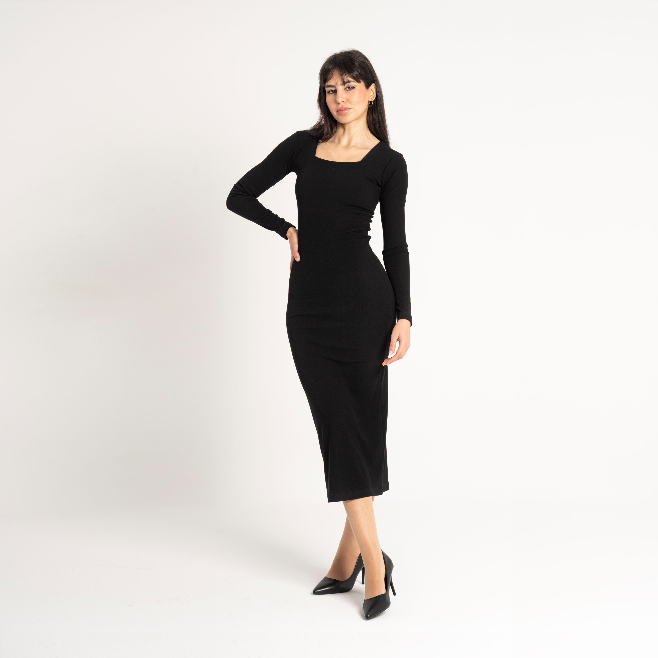 6851_1 Robe en Maille Confortable – Image 1