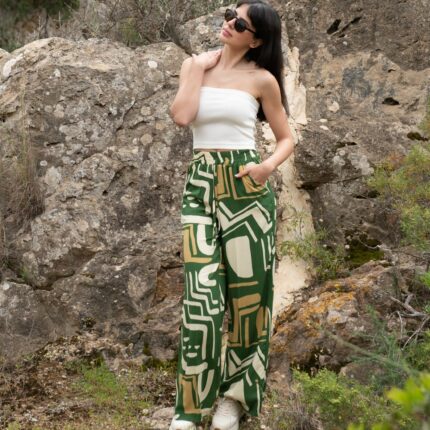 Pantalon Couleur Éclatante