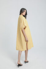 Robe tunique en lin rayé – Image 3