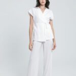 ENSEMBLE KIMONO & PANTALON EN LIN