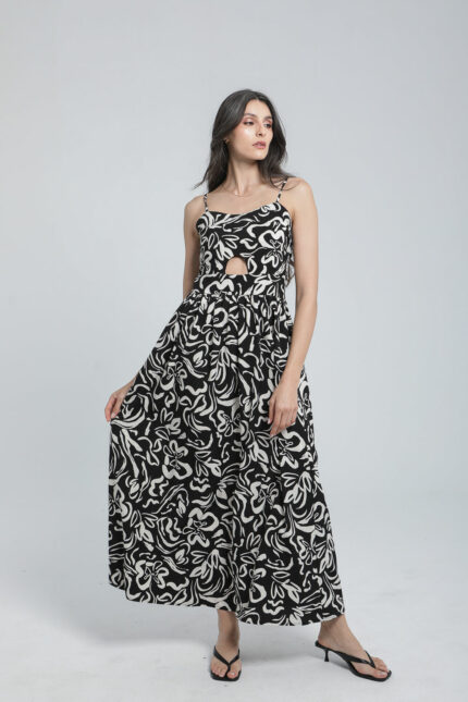 Robe à fines bretelles