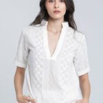 Tunique en broderie anglaise