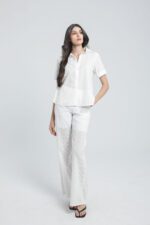 Ensemble chemise & pantalon en broderie anglaise – Image 3