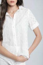 Ensemble chemise & pantalon en broderie anglaise – Image 4