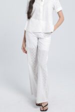 Pantalon droit en broderie anglaise – Image 2
