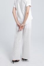Pantalon droit en broderie anglaise – Image 4