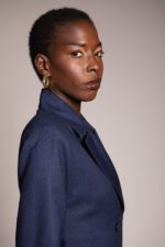 Robe Blazer Signature — Édition Limitée Bleu Nuit – Image 3