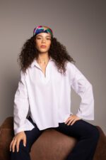 Tunique en popeline, Stella