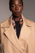 Trench long structuré, Camel – Image 5