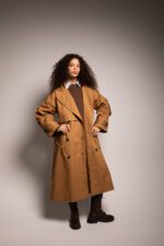 Trench long structuré, Camel