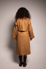 Trench long structuré, Camel – Image 12