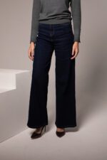 Jean bootcut en denim brut