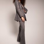 Ensemble tailleur croisé Chevron