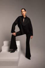 Pantalon Flare à Fermeture Invisible – Image 3