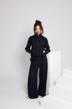 Set jogging bleu bic avec liseré blanc