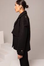 Manteau court en laine, MILA – Image 2