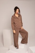 Pantalon de jogging couleur caramel – Image 3