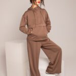 Pantalon de jogging couleur caramel