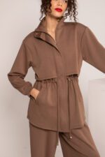 Haut de jogging couleur caramel – Image 5