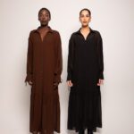 Robe longue en voile