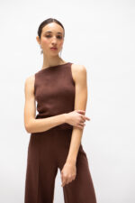 Set maille légère pantalon débardeur & gilet – Image 4