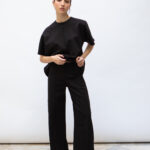 Pantalon droit nervuré