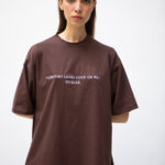 T-shirt oversize brodé