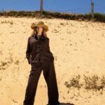 Ensemble Chemise Manches Longues et Pantalon Wide Leg en Lin