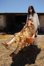 Robe jebba kimono satin imprime seventies – Image 3