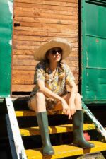 Ensemble imprime chemise et short – Image 3