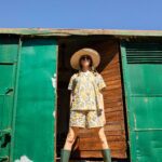 Ensemble imprime chemise et short