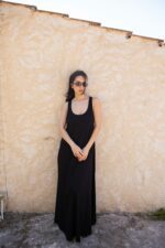 Robe debardeur maxi coton dos nageur – Image 3