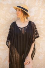 Robe de plage maxi crochet col rond – Image 4