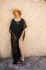 Robe de plage maxi crochet col rond – Image 5