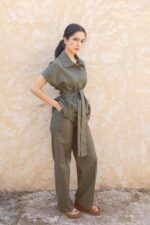 PANTALON WIDE LEG TAILLE ÉLASTIQUE – Image 2