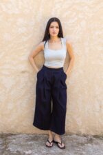 Top body maille col carré bretelles larges – Image 4