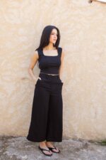 PANTALON LARGE TAILLE HAUTE – Image 4