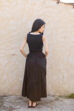 ROBE BIMATIÈRE MAILLE & POPELINE – Image 2