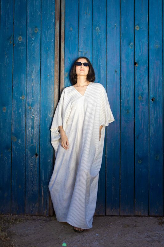 Robe Jebba Maxi Lin Rayé